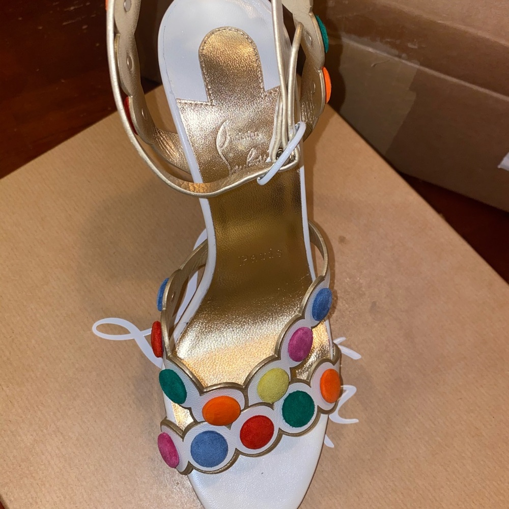 Christian Louboutin heel sandal